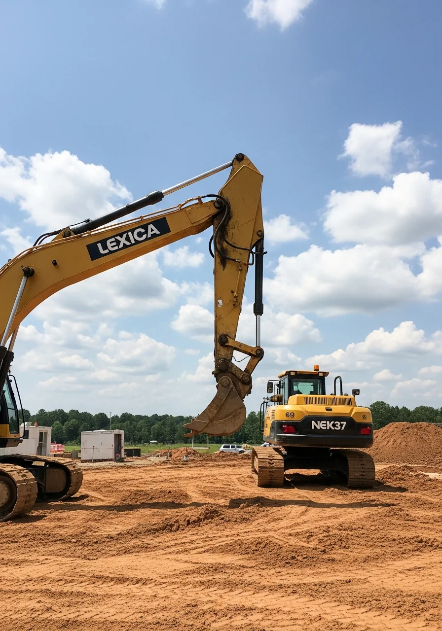 Custom home construction in progress in Washington North Carolina
