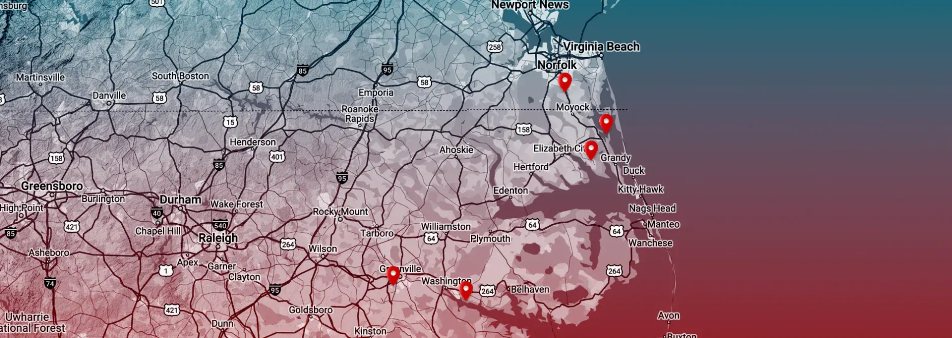 Barrow Construction of NC LLC Full Map